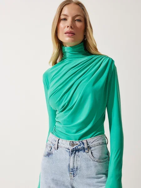 Bluza Happiness İstanbul zelena