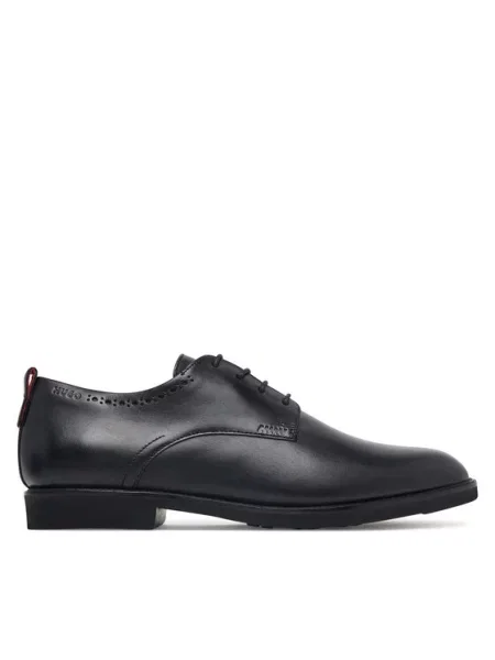 HUGO Pantofi Ginsby negru