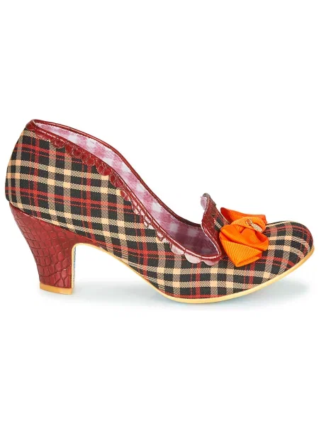 Pantofi Irregular Choice bordo