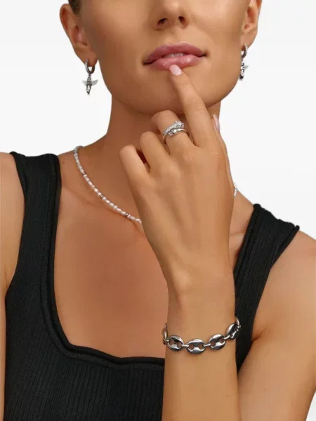 Brăţară Nialaya Jewelry argintiu