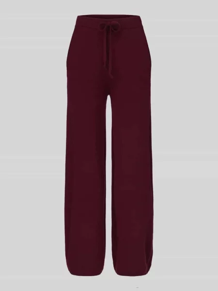 Spodnie o kroju regular fit o szerokości z czystego kaszmiru Jake*s Casual