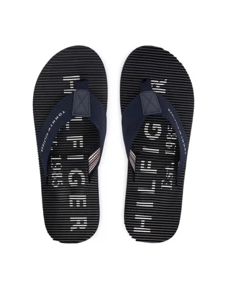 Japanke Tommy Hilfiger Massage Beach Sandal Tamnoplava