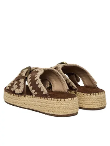 Mou Espadrile rjava