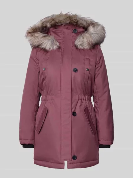 Parka kroju shaped fit z naszywką z logo model ‘IRIS’ Only czarna