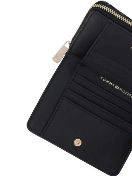 Geantă Tommy Hilfiger din jacard negru