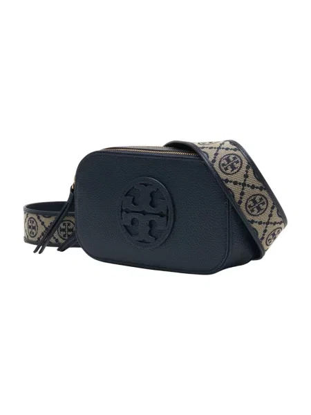 Torebka crossbody Tory Burch skórzana elegancka niebieska