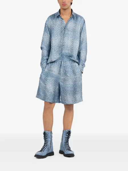 Szorty dziecięce Roberto Cavalli niebieskie