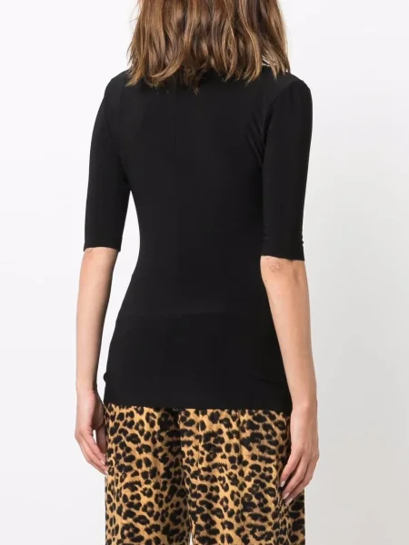 Top Norma Kamali tricotate negru