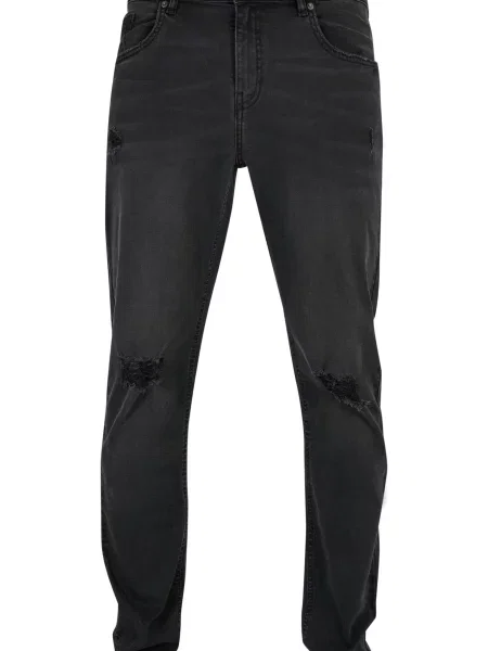 Blugi Urban Classics zdrențuiți negru