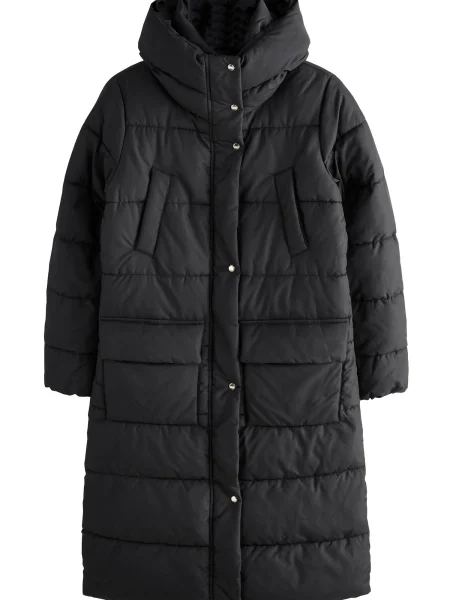 Next Palton de primăvară-toamnă negru