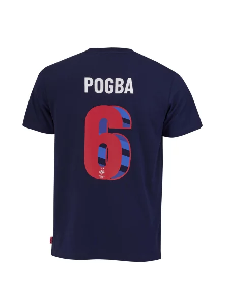 Koszulka dla dzieci France Pogba niebieska