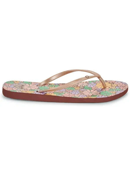 Olcsóbban. Női flip flopok ROXY Bermuda Print brown combo. Méret: 37 EU barna