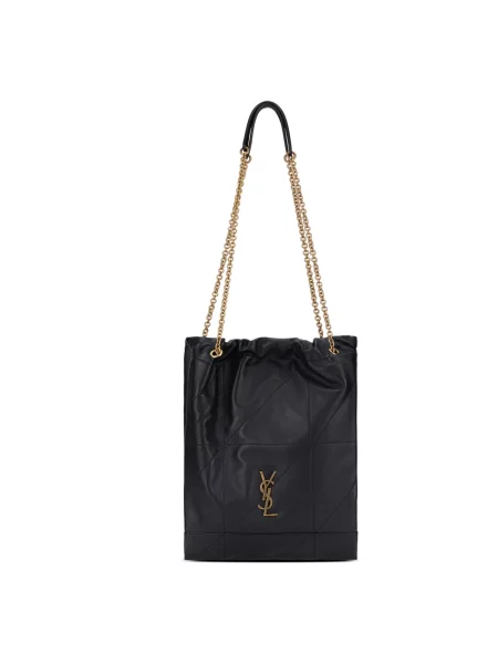 Torebka Saint Laurent skórzana czarna