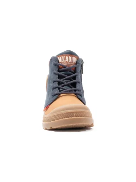 Botine copii Palladium bej