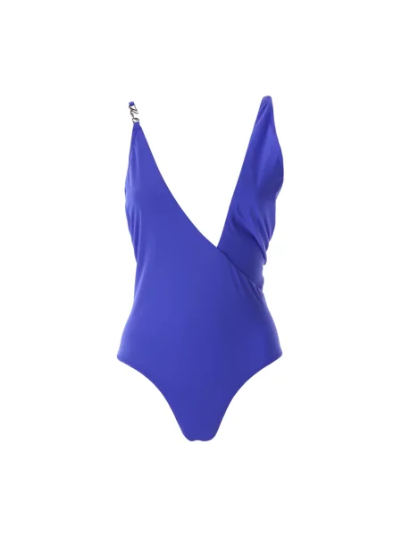 Strój kąpielowy Karl Lagerfeld asymetryczny niebieski