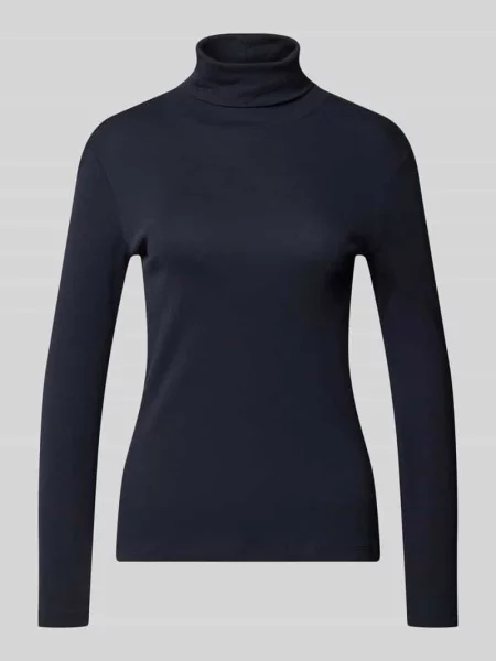 Sweter z golfem S.oliver Red Label niebieski