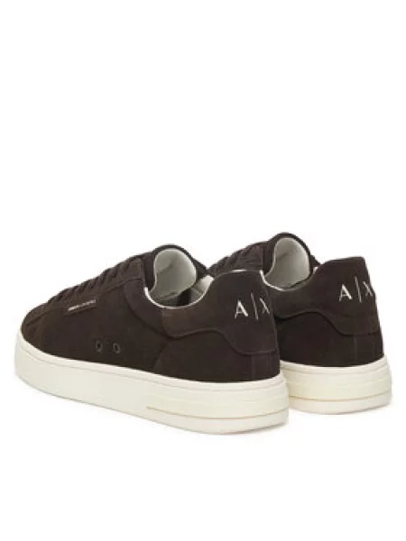 Sneakersy Armani Exchange hnedá