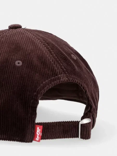 Levi's® Czapka Z Daszkiem Lakeshore Z Sztruksu braun brązowa