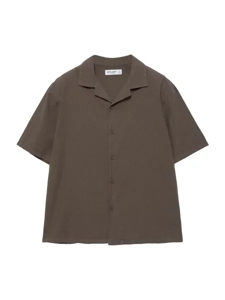 Pull&Bear Cămașă ciocolatiu