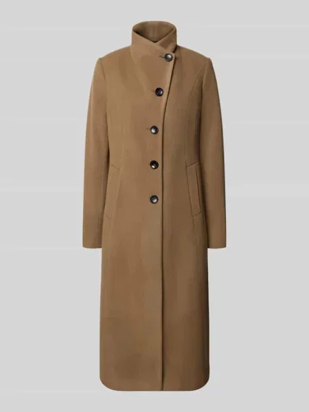 Płaszcz o kroju regular fit ze stójką model NADA' Milo Coats