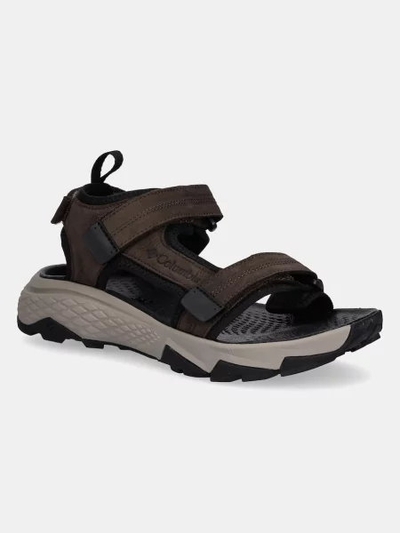 Columbia sandale din piele intoarsa PEAKFREAK RUSH maro
