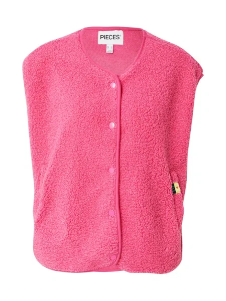 PIECES Vestă PCKATTY' roz