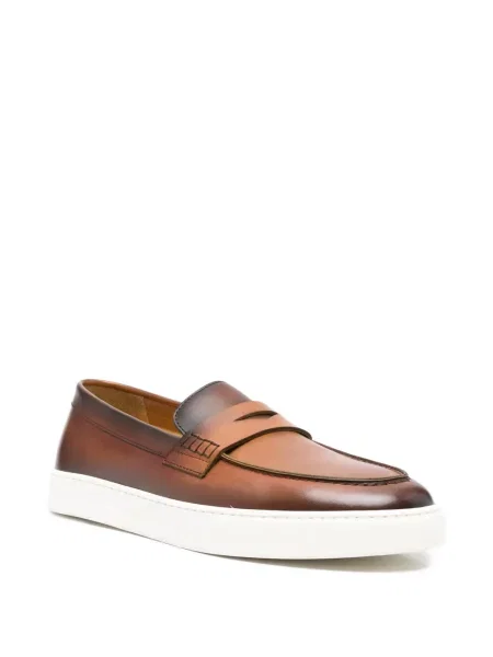 Pantofi loafer Doucal's din piele maro