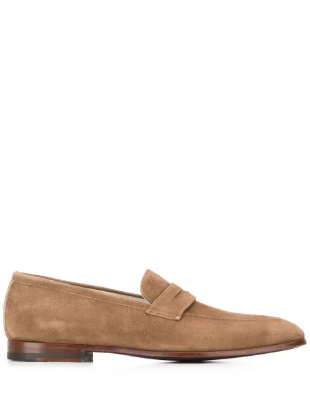 Pantofi loafer Scarosso slip-on maro