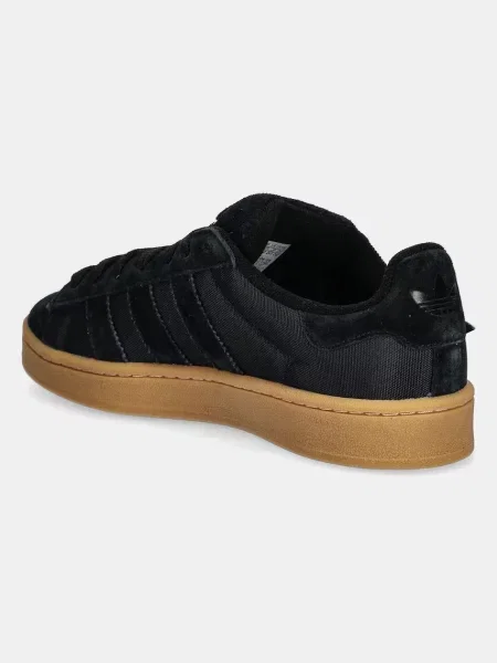 Adidas Originals sneakers din piele intoarsă Campus negru