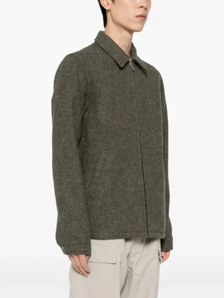 Geacă Rick Owens de lână verde