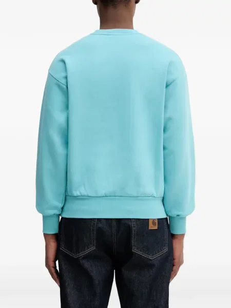 Lung tricou No Problemo cu imagine albastru