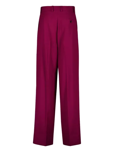 Pantaloni Stella Mccartney de lână violet
