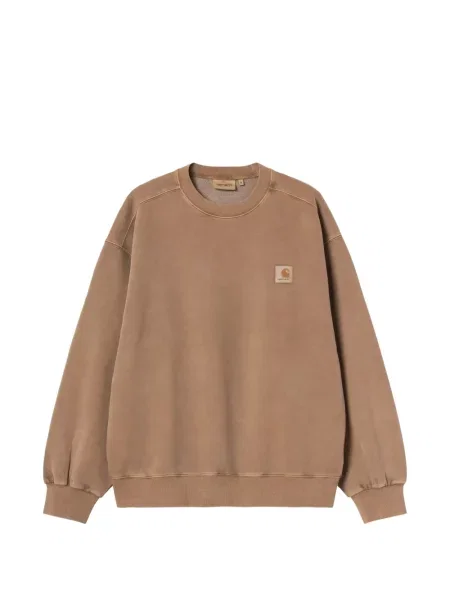 Pulover Carhartt Wip cu autograf maro