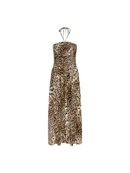 Gestuz Sukienka Gzgeopa beige żółta