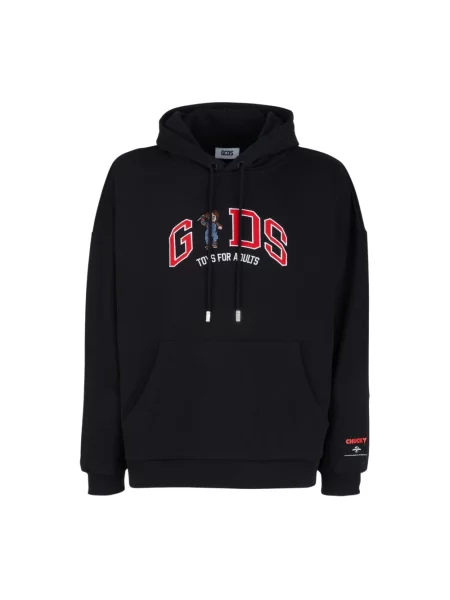 Bluza z kapturem Gcds z logo czarna