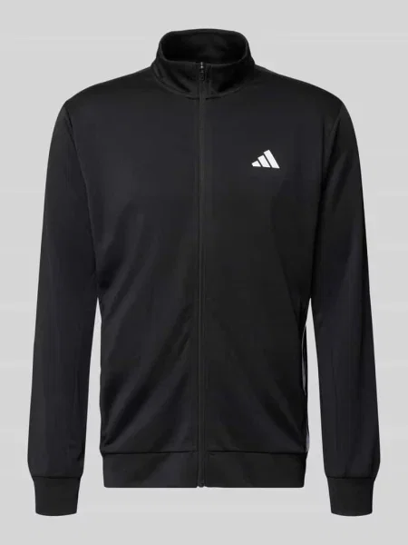 Krój regular fit Kurtka treningowa z Nadruk z logo Adidas Training czarna