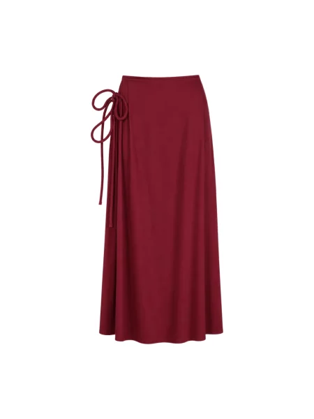 Spódnica maxi Max Mara czerwona