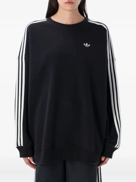 Tricou Adidas cu dungi cu imagine roșu