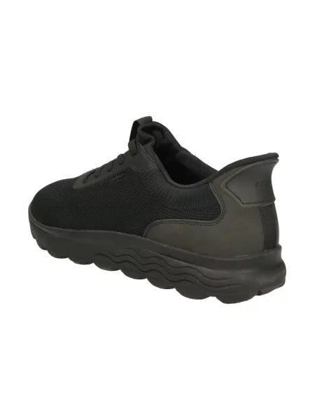Sneakersy Geox skórzane czarne