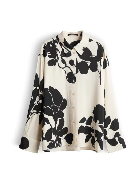 Someday Bluză Zeoul crem negru