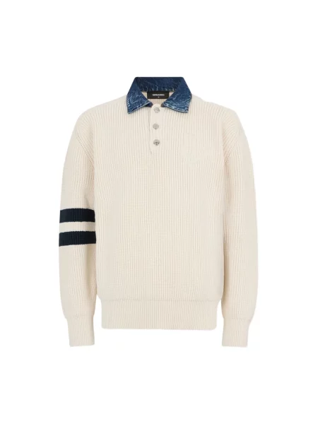 Sweter Dsquared2 beżowy