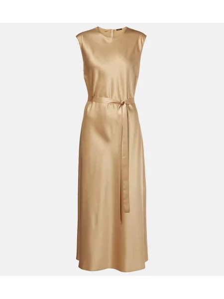 Rochie midi Joseph din satin până la genunchi de costum