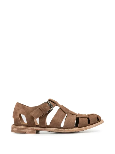 Sandale Officine Creative din piele maro