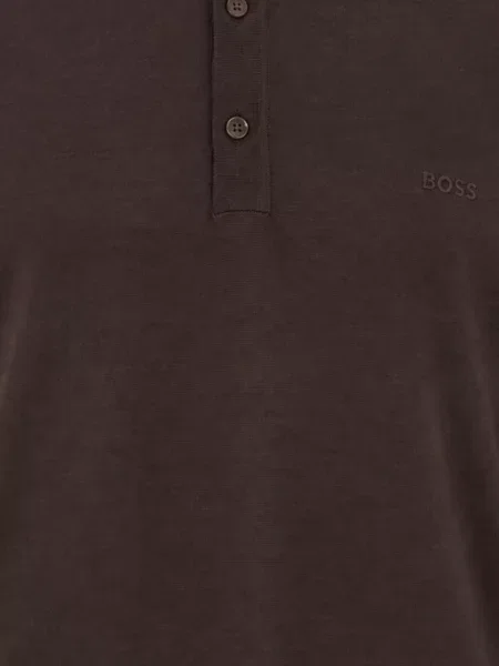 Polokošeľa Boss hnedá
