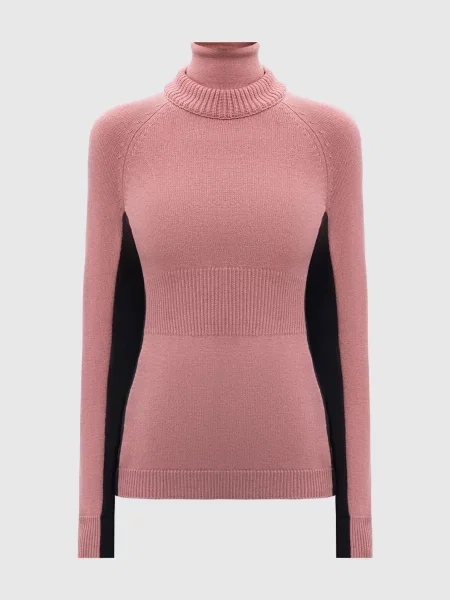 Светр з вовни з логотипом Moncler Grenoble рожевий