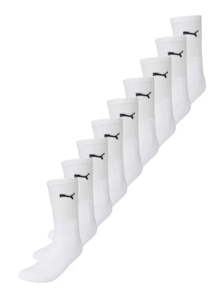 PUMA Șosete negru alb