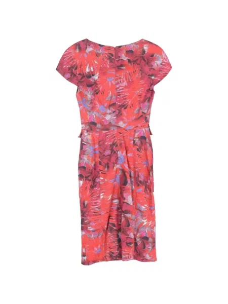 Rochie Erdem cu model floral cu imagine de costum roșu