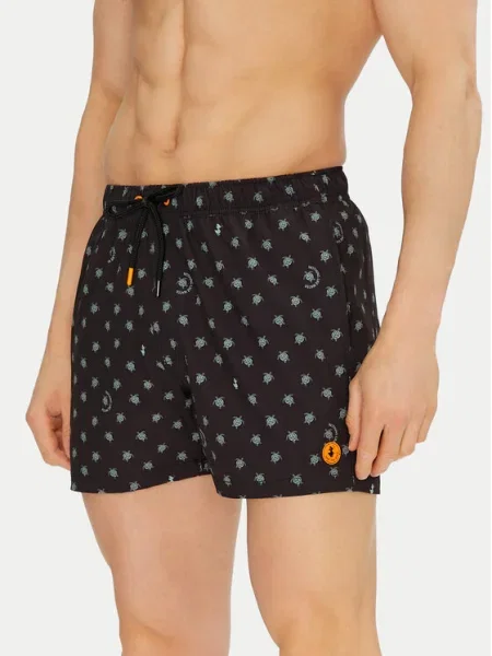 Save The Duck Pantaloni scurți pentru înot negru