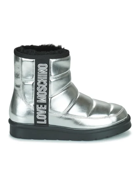 Členkové topánky Love Moschino čierna