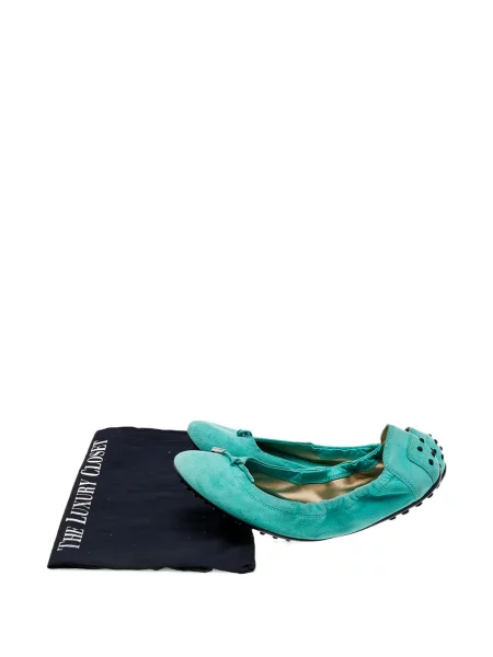 Balerini Tod's cu funde verde